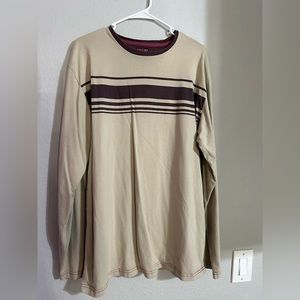 Men’s striped long sleeve size XL